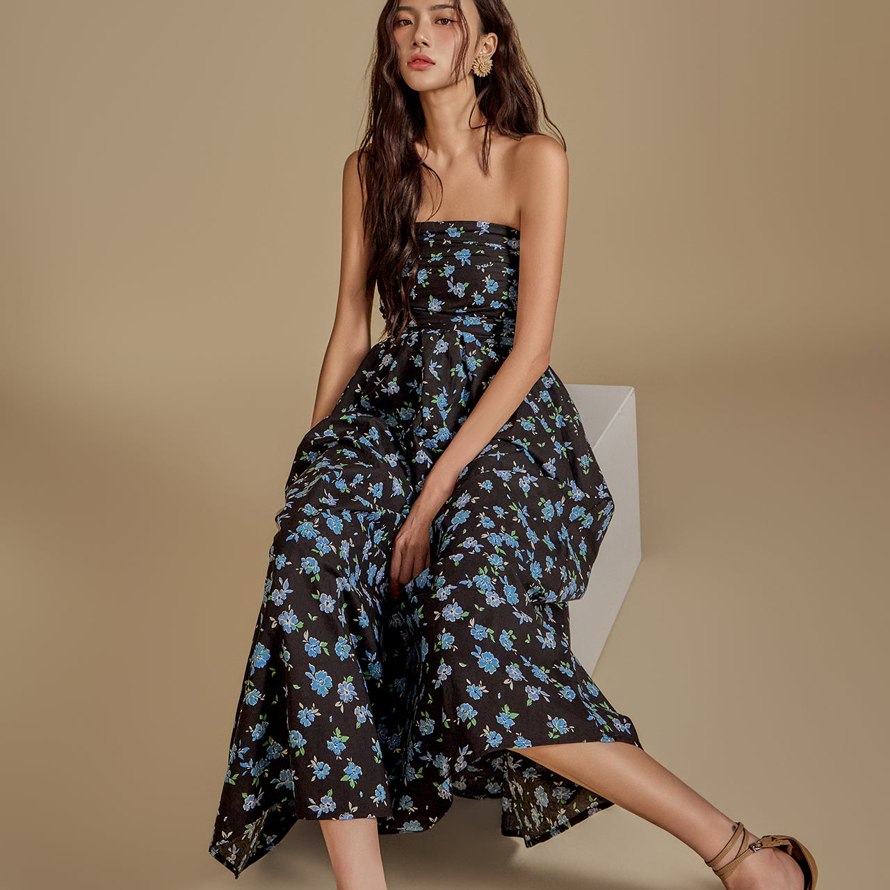 D5057 Flower Tube Top Dress