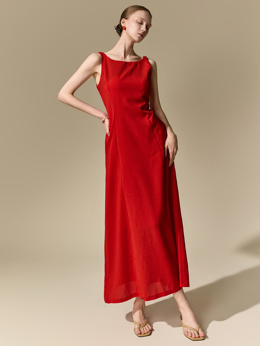 D5645 スリーブレスドレス