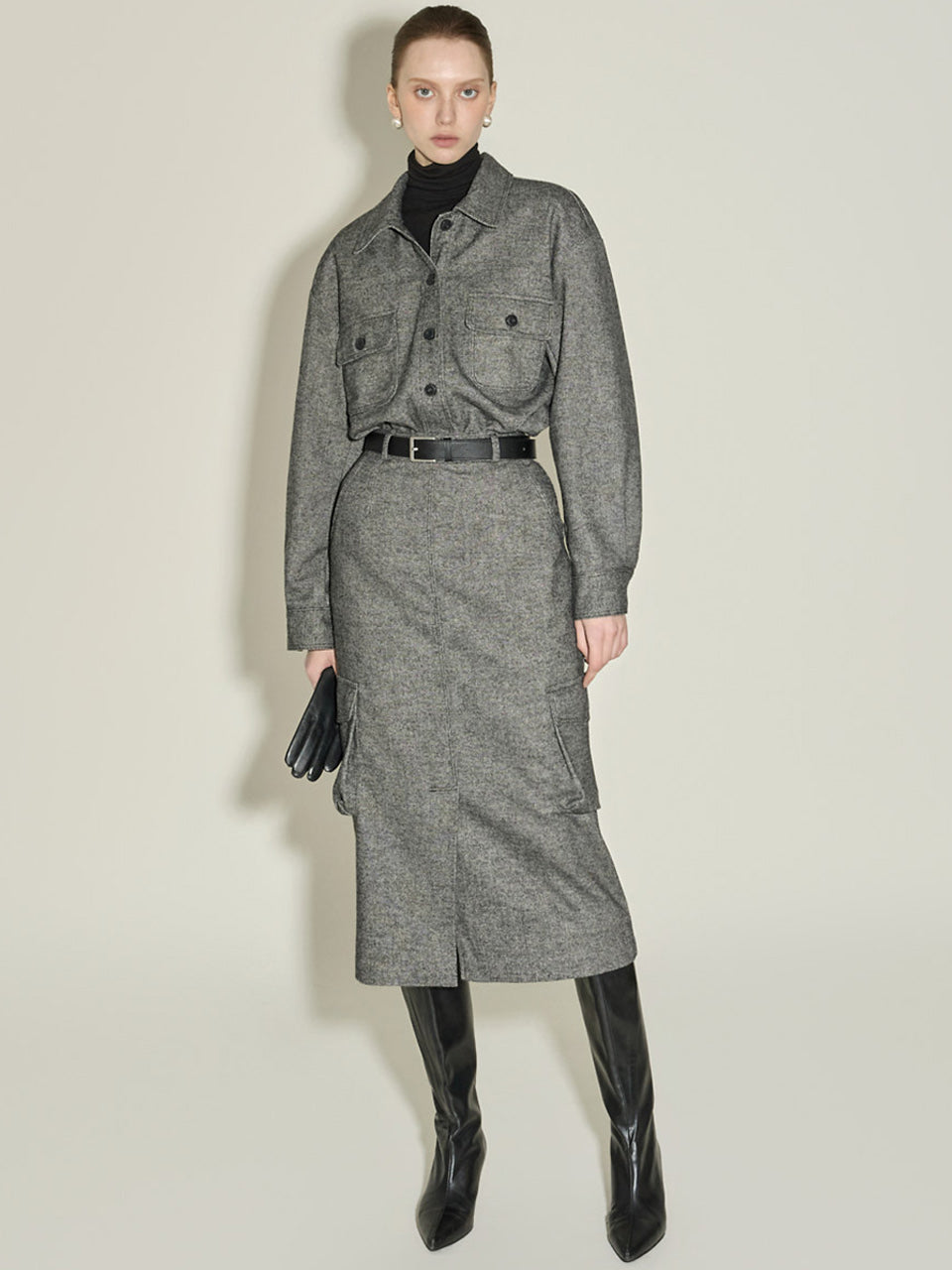 TP2305 Shirts and Skirt Set