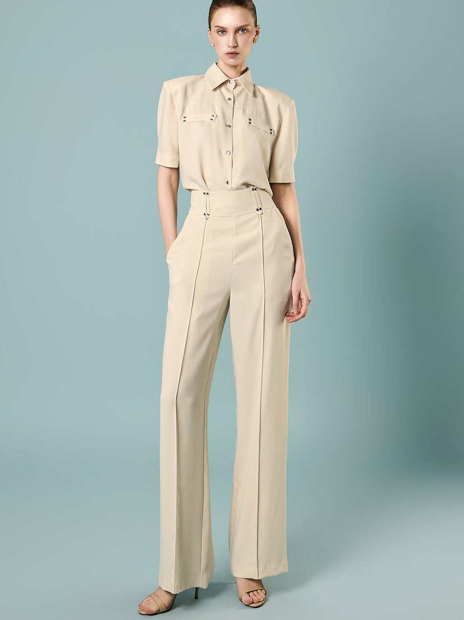 TP2419 Blouse and Slacks Set