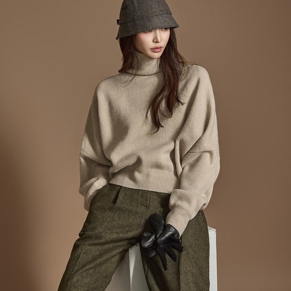 E3622 Turtleneck wool Knit