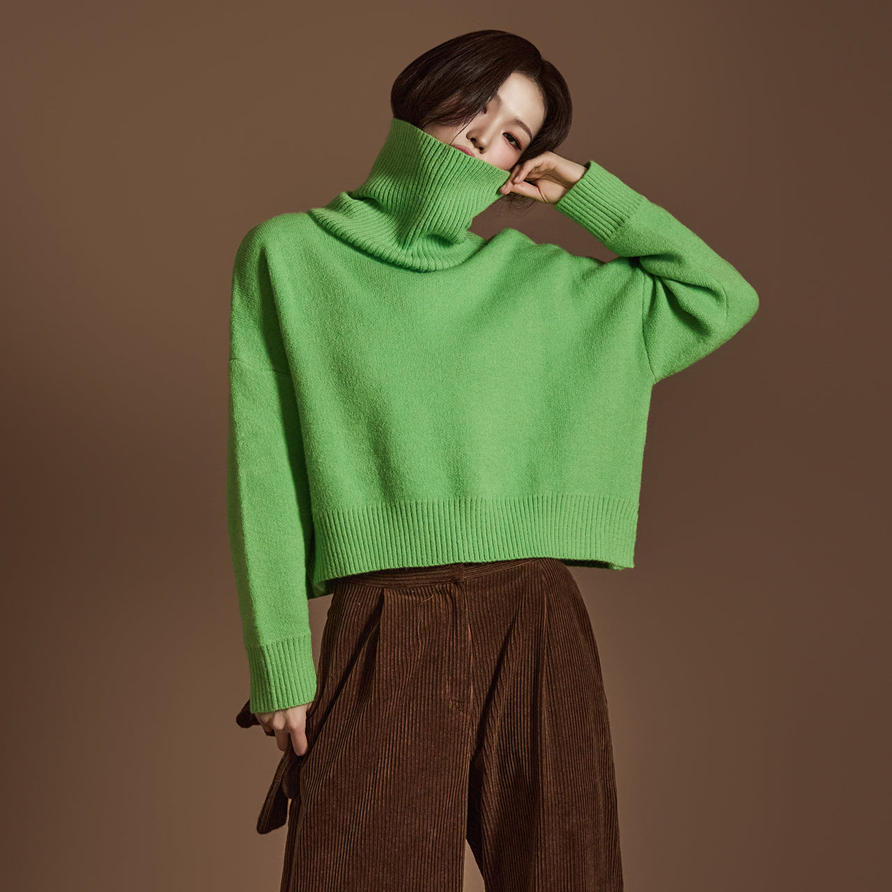 E3650 Turtleneck Knit