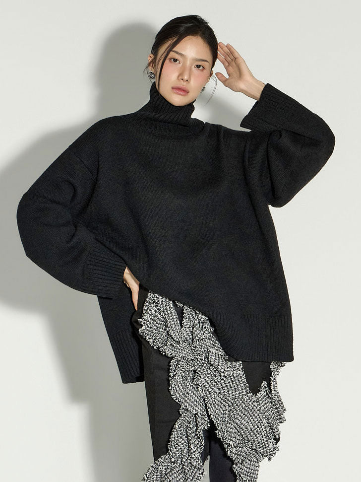 E4065 Turtleneck Wool Knit