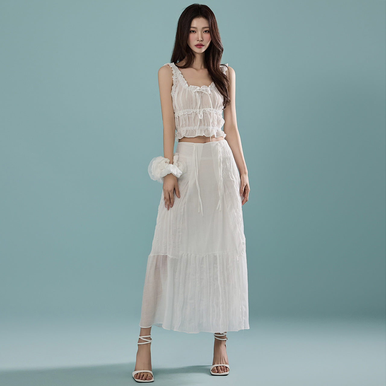 TP1859 Sleeveless Top and Skirt Sets