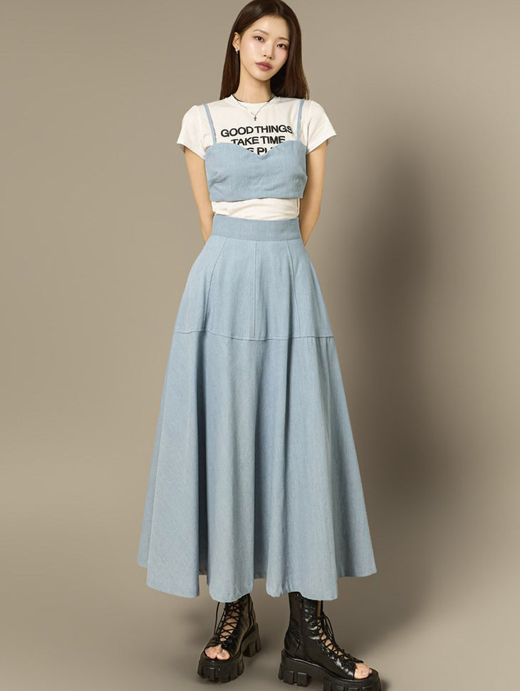 TP2470 トップス＆スカートセット