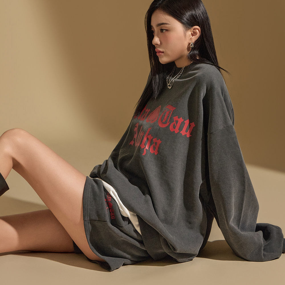 E3517 Lettering Sweatshirt