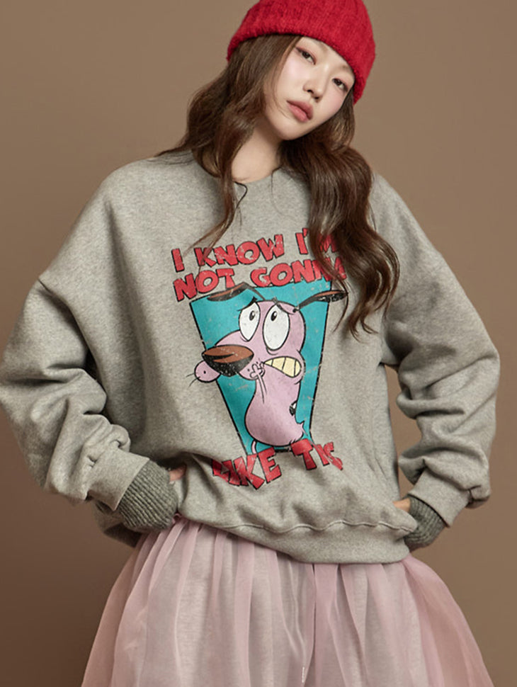 E4056 Printed Sweatshirt