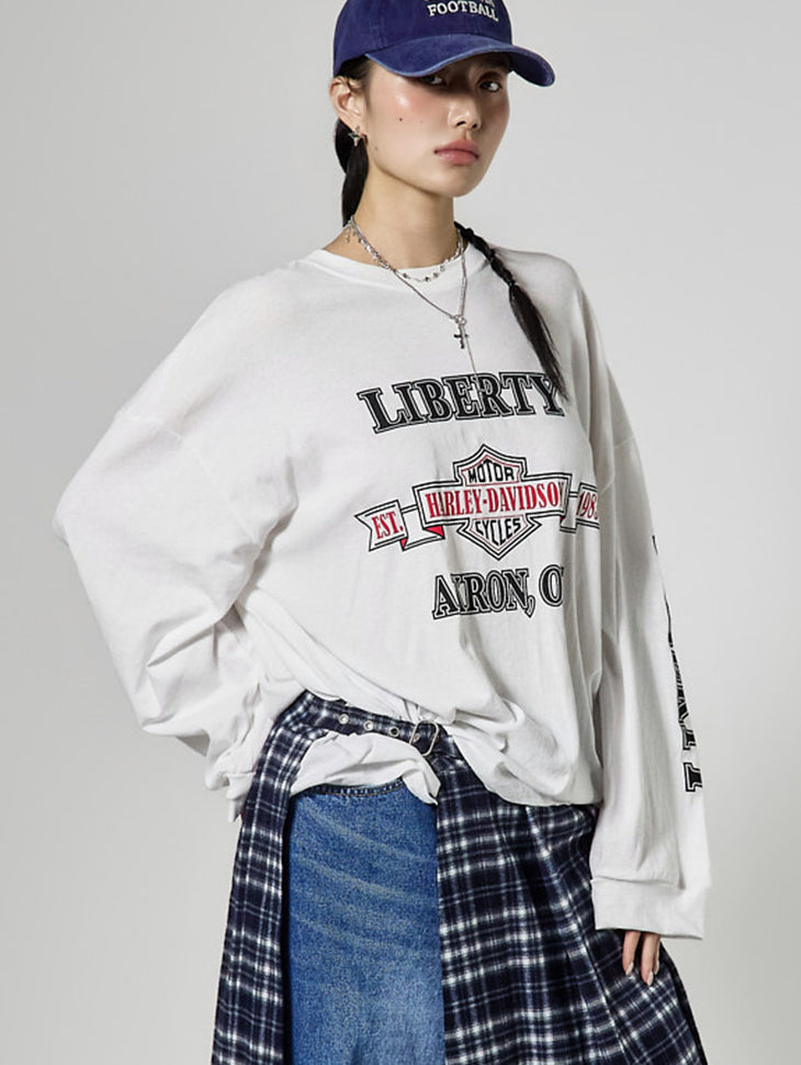 E4125 Lettering Long Top