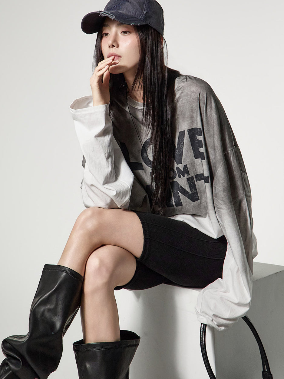 E4203 Gradient Lettering Top
