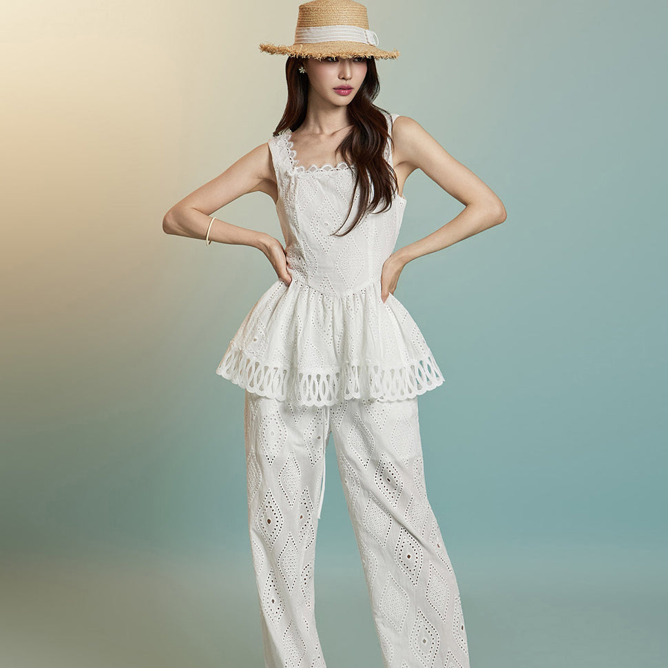 D5321 アイレットデザイン ツーピース