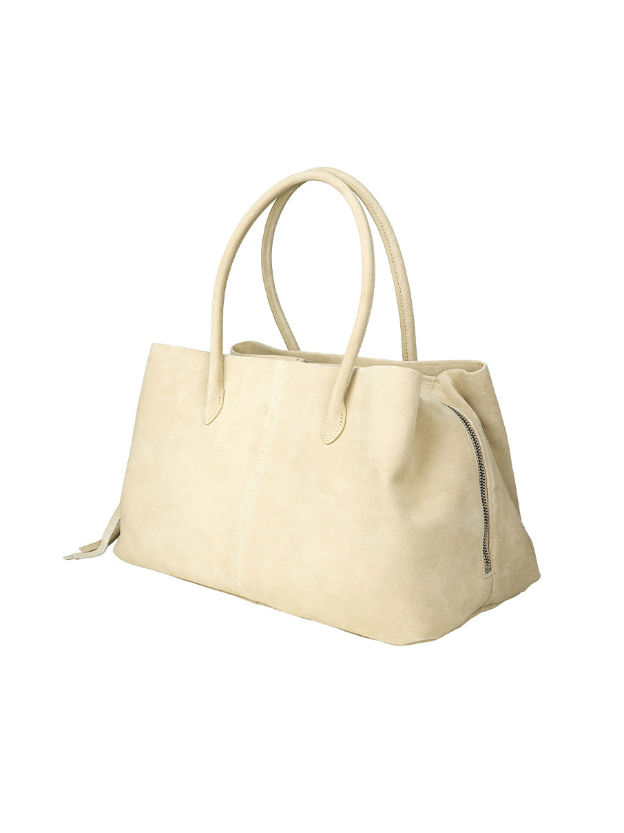 A-1796 Suede Boston Bag