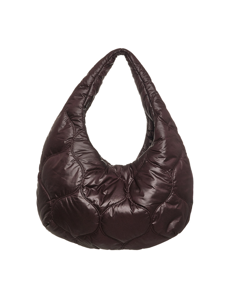 A-1818 Quilted Padded Hobo Bag