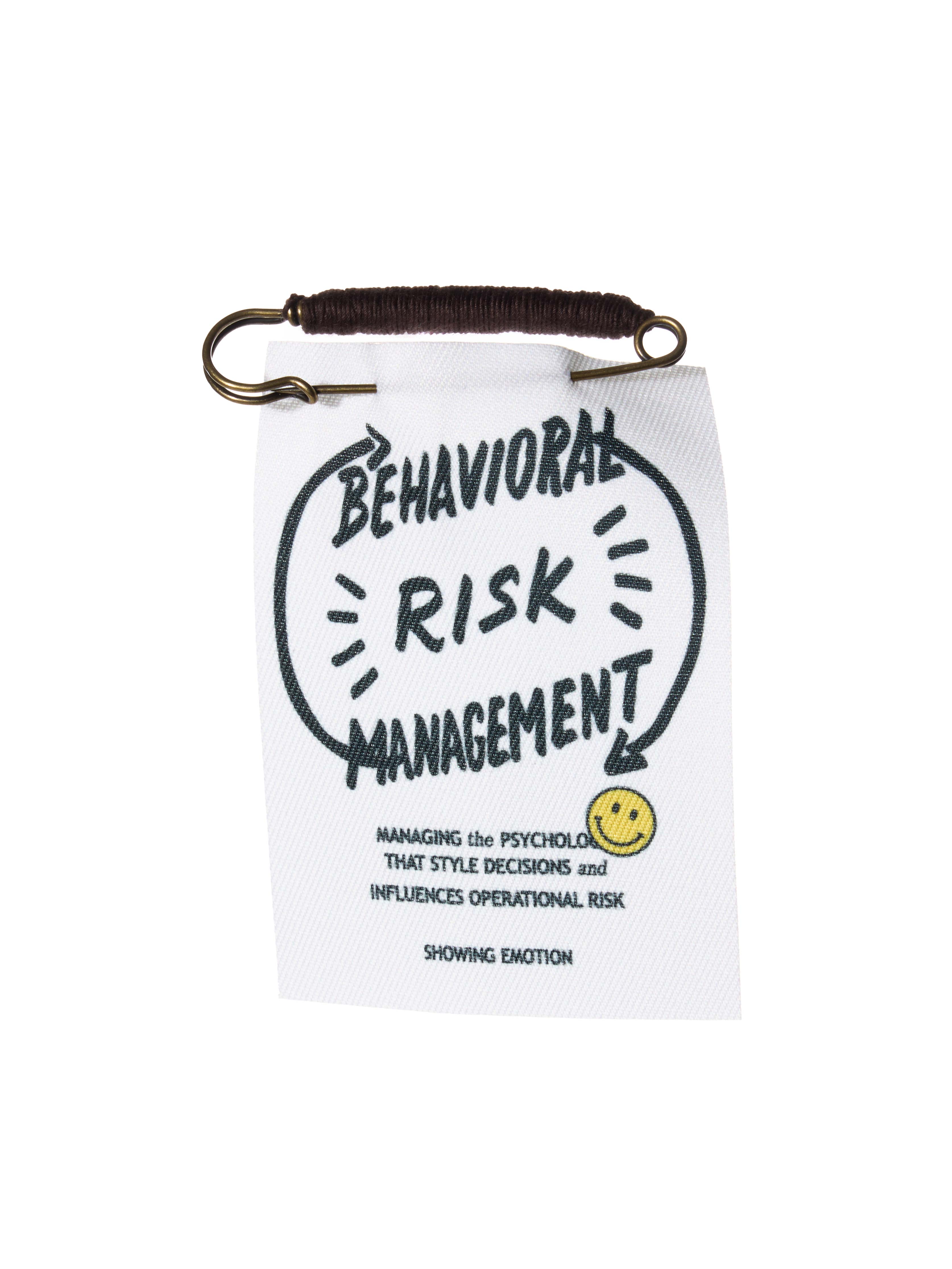 AB-194 クリップラベルブローチ