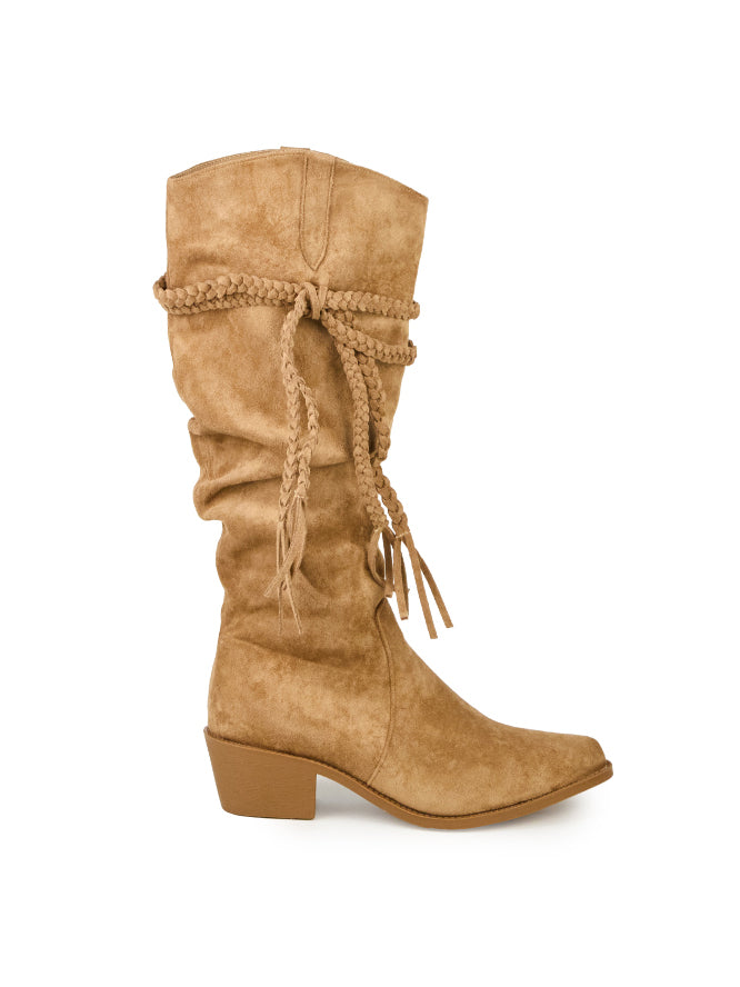 AR-3514 Suede Western Boots