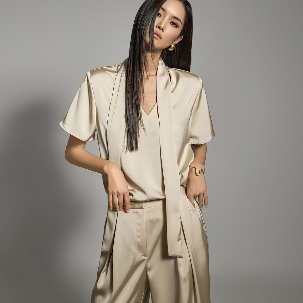 B3064 Satin Blouse