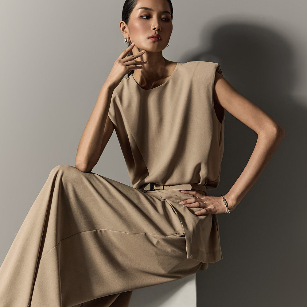 B3101 无袖上衣（含腰带） 