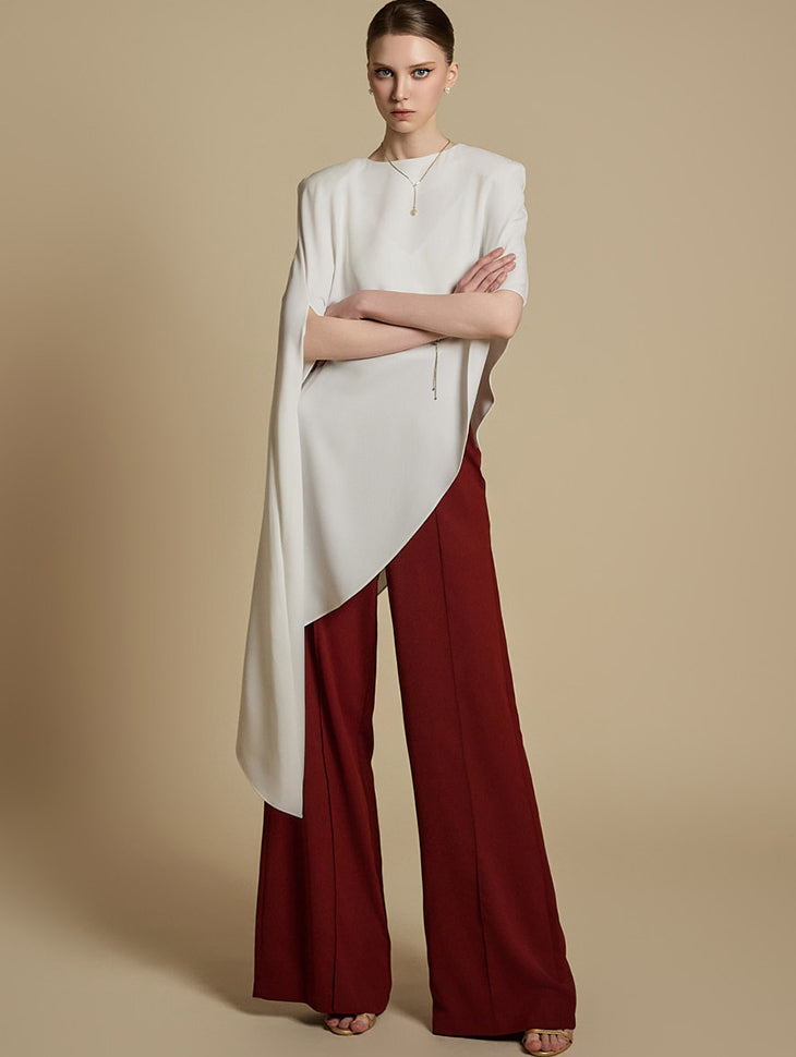 B9189 アシンメトリーブラウス