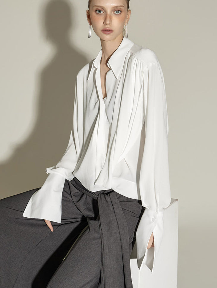 B9201 Draping Blouse