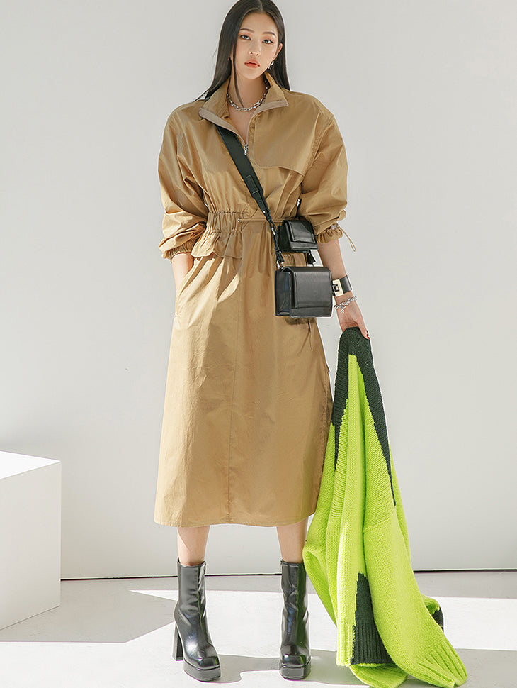 D4540 Trench with Strap Dress