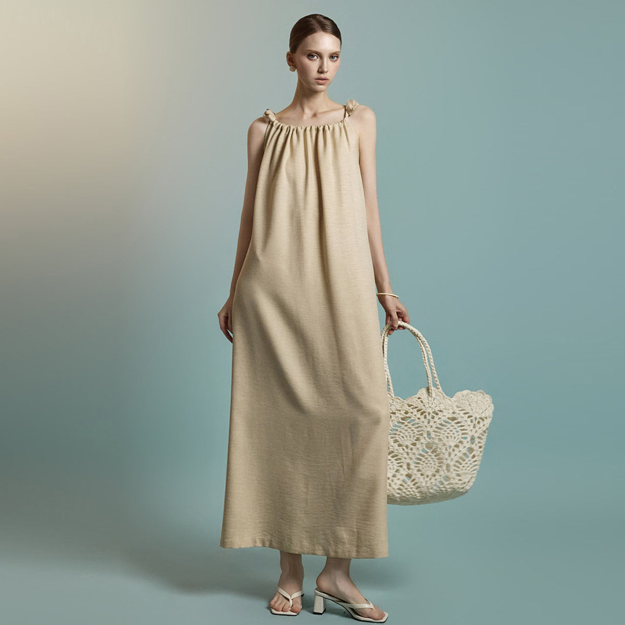 D4990 Dress with Strap