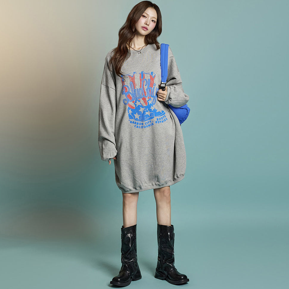 D5356 Multi-Way Sweat Dress