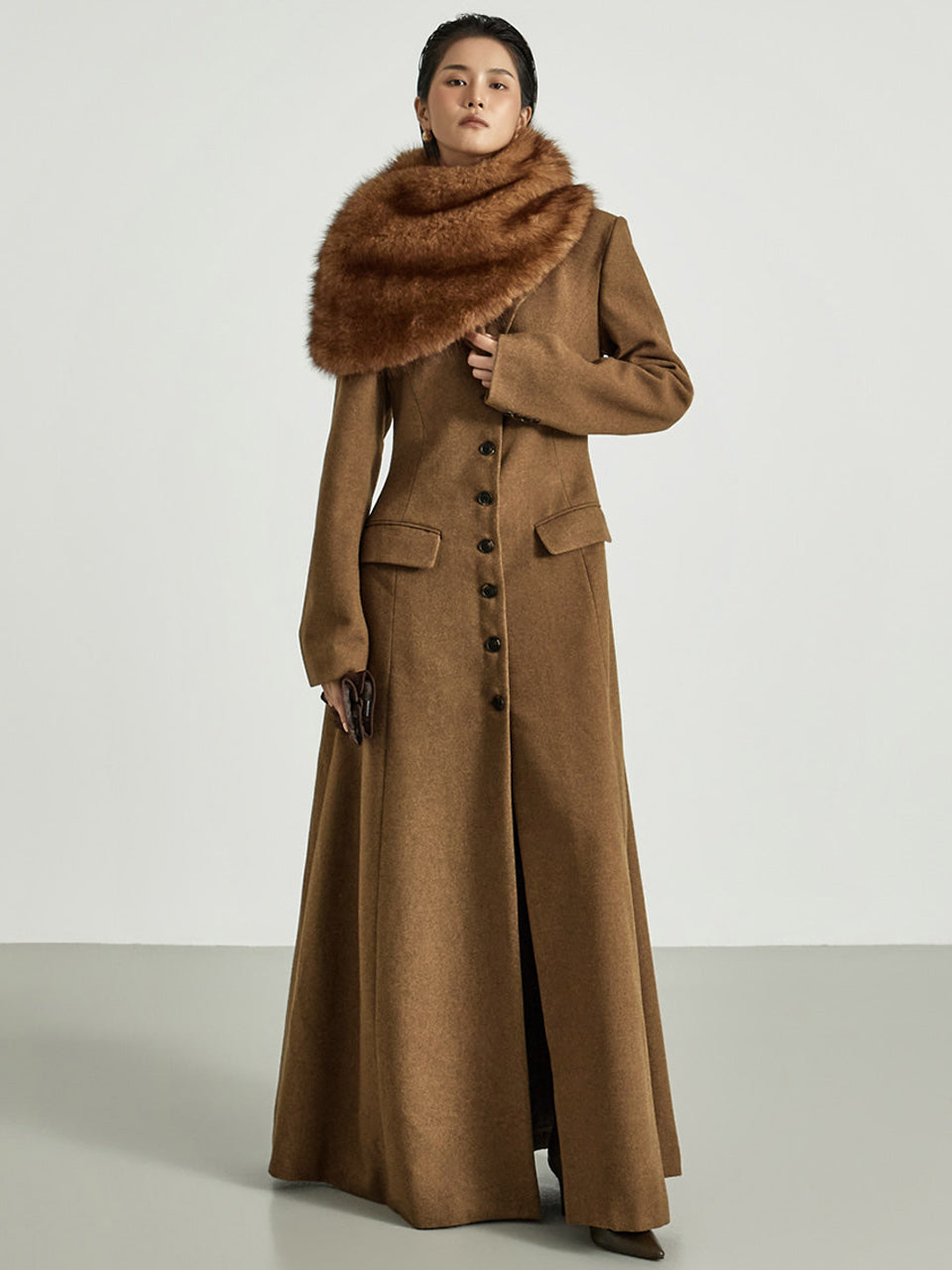 D5391 Coat Maxi Dress