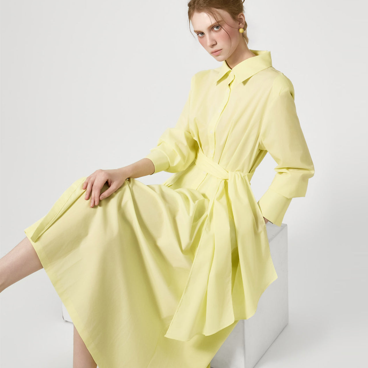 D5483 衬衫连衣裙