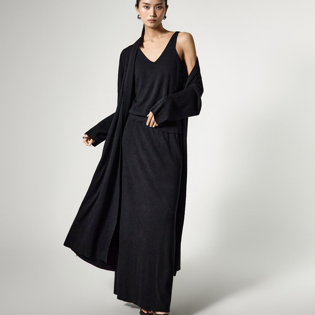 D5498 Cardigan Three-Piece Set