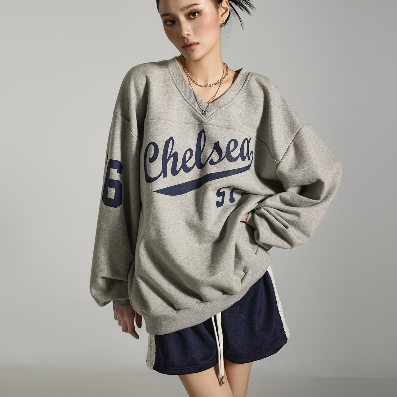 E3723 Printed Sweatshirt