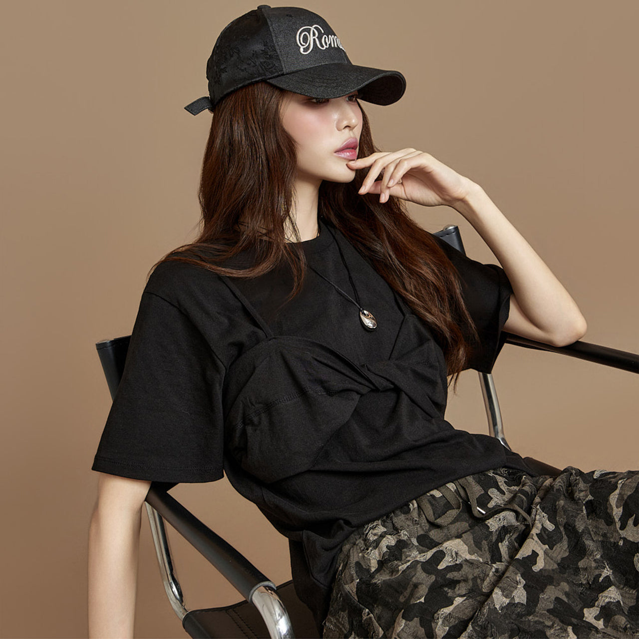 E4000 Bustier Layered Top