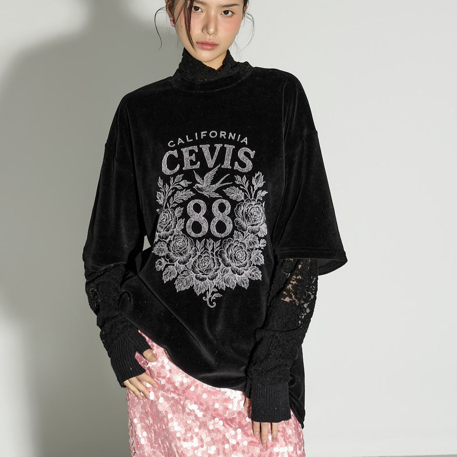 E4068 Layered Print Top