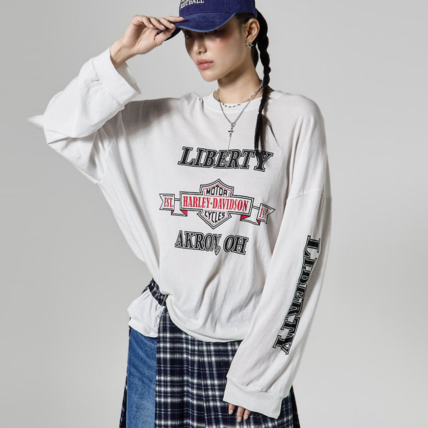 E4125 Lettering Long Top