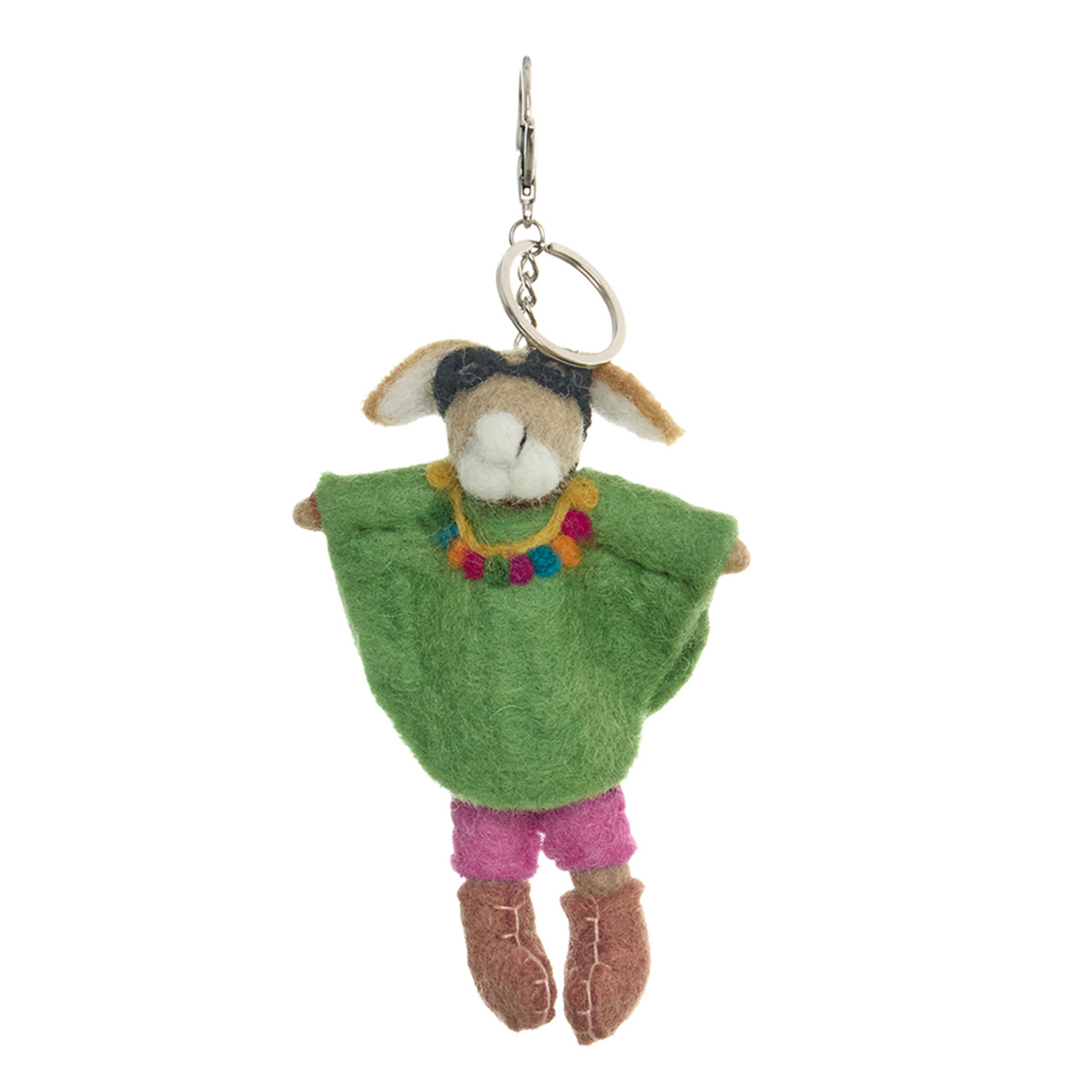 EC-253 Animal Wool Felt Keychain
