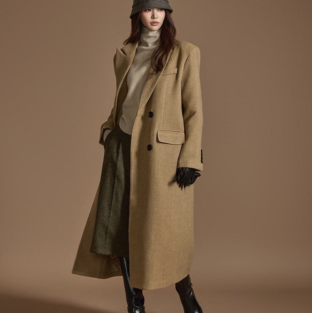 J2486 Herringbone Double Coat