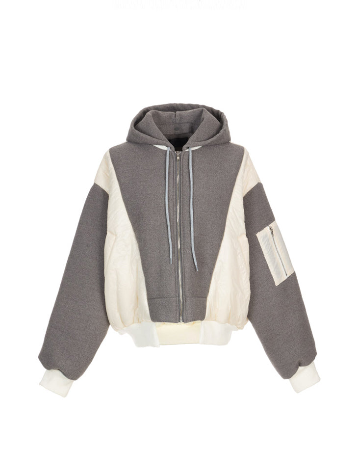 J2561 撞色棉服