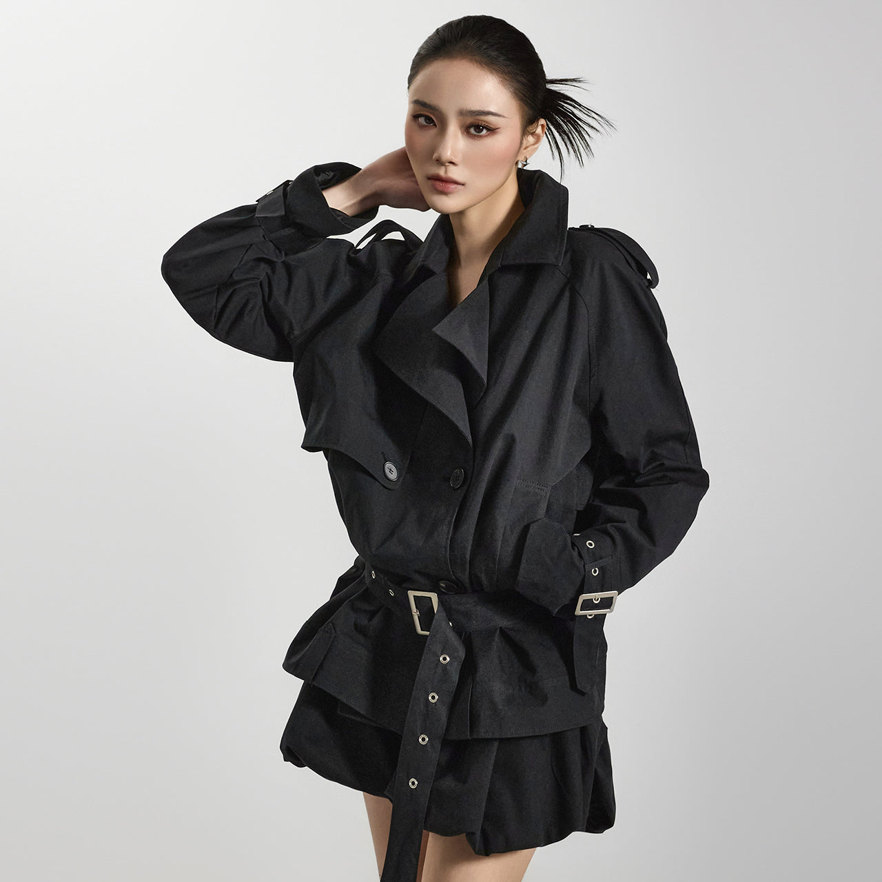 J2665 Trench Coat with Belt