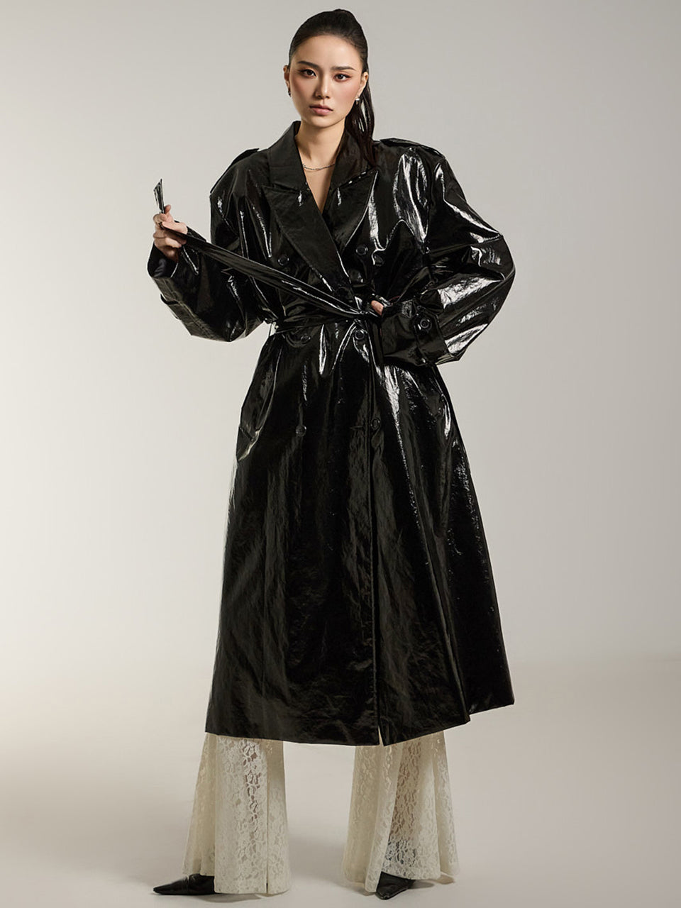 J2670 Trench Coat with Belt