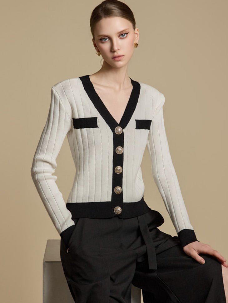 J2753 V-neck Cardigan