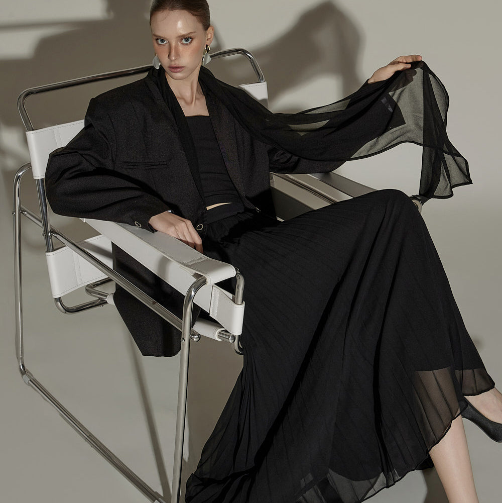 J2882 Jacket with Scarf