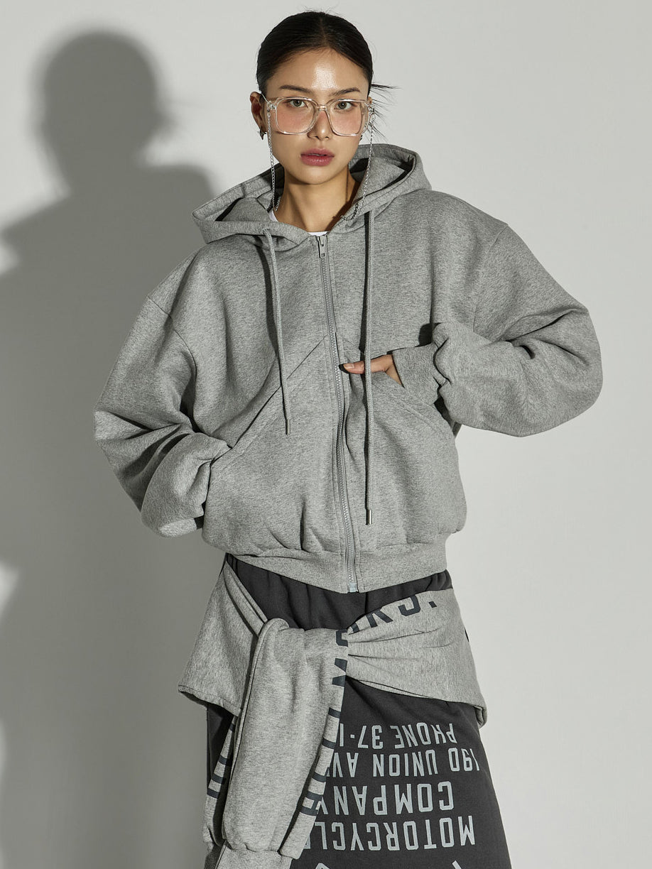 J2931  Hooded Zip-Up Jacket