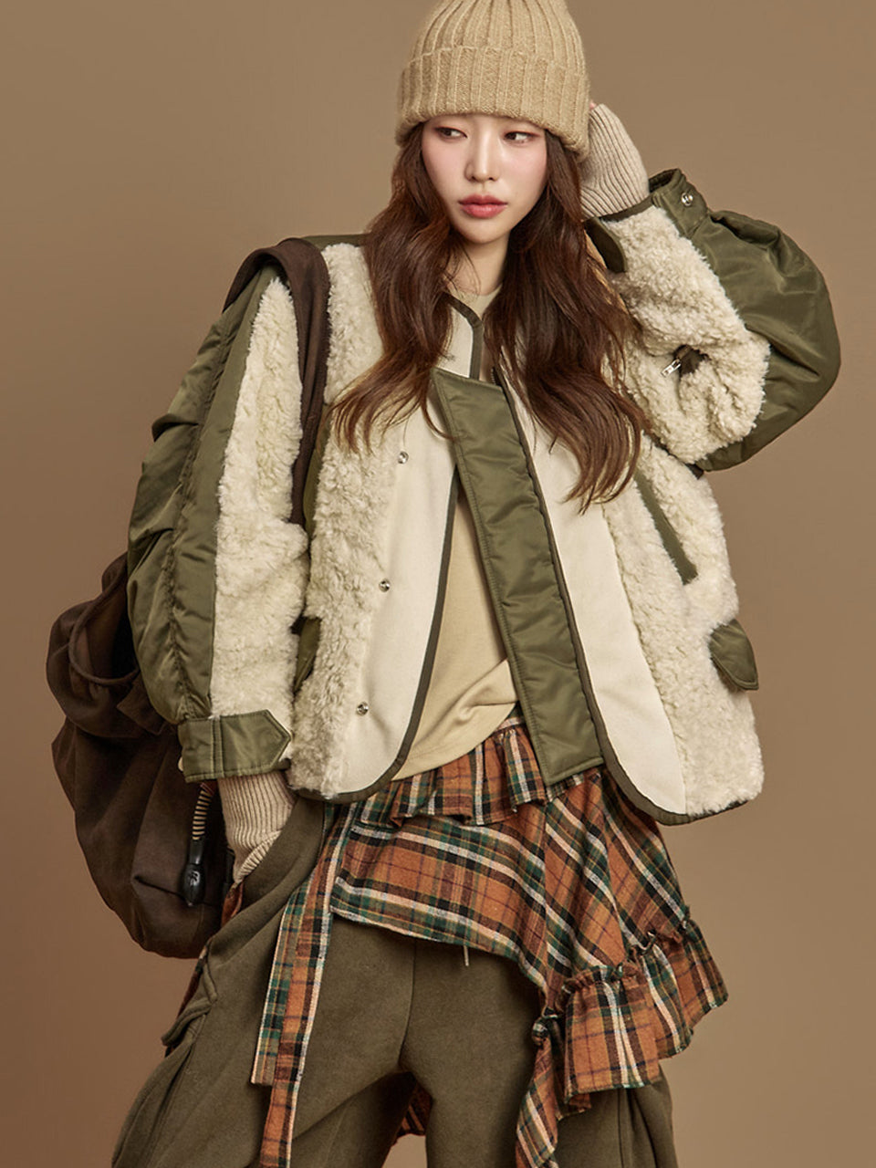 J2990 Sherpa Quilted Jacket