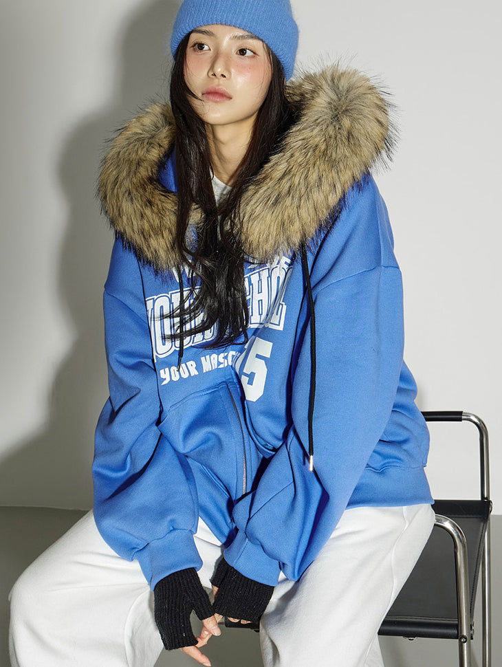 J3016 Fur Hooded Jacket