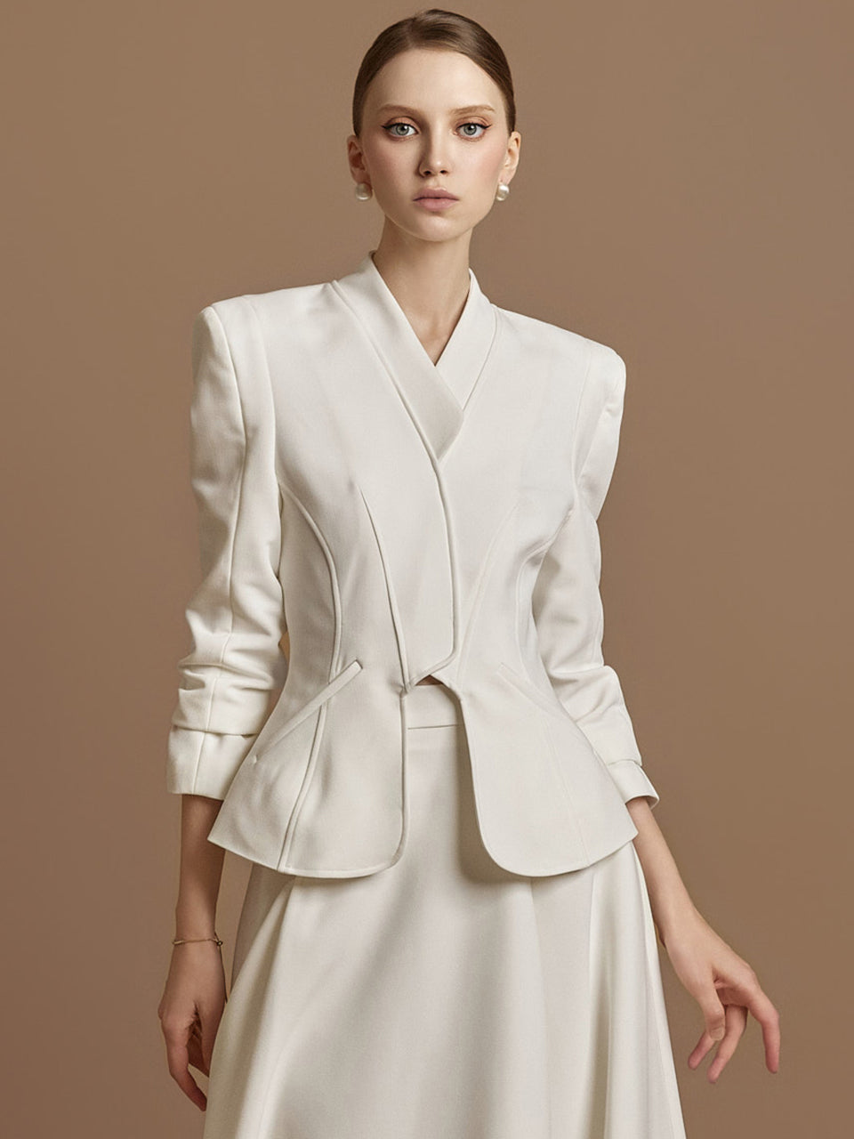 J9318 High Neck Jacket