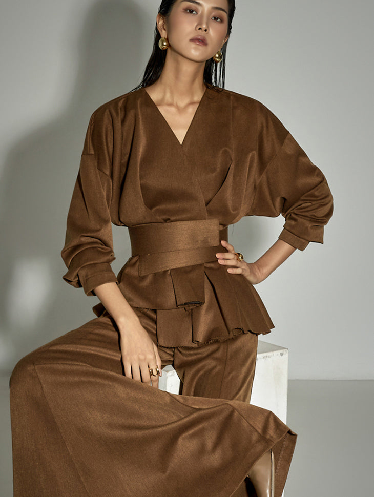 J9321 Jacket with  Belt