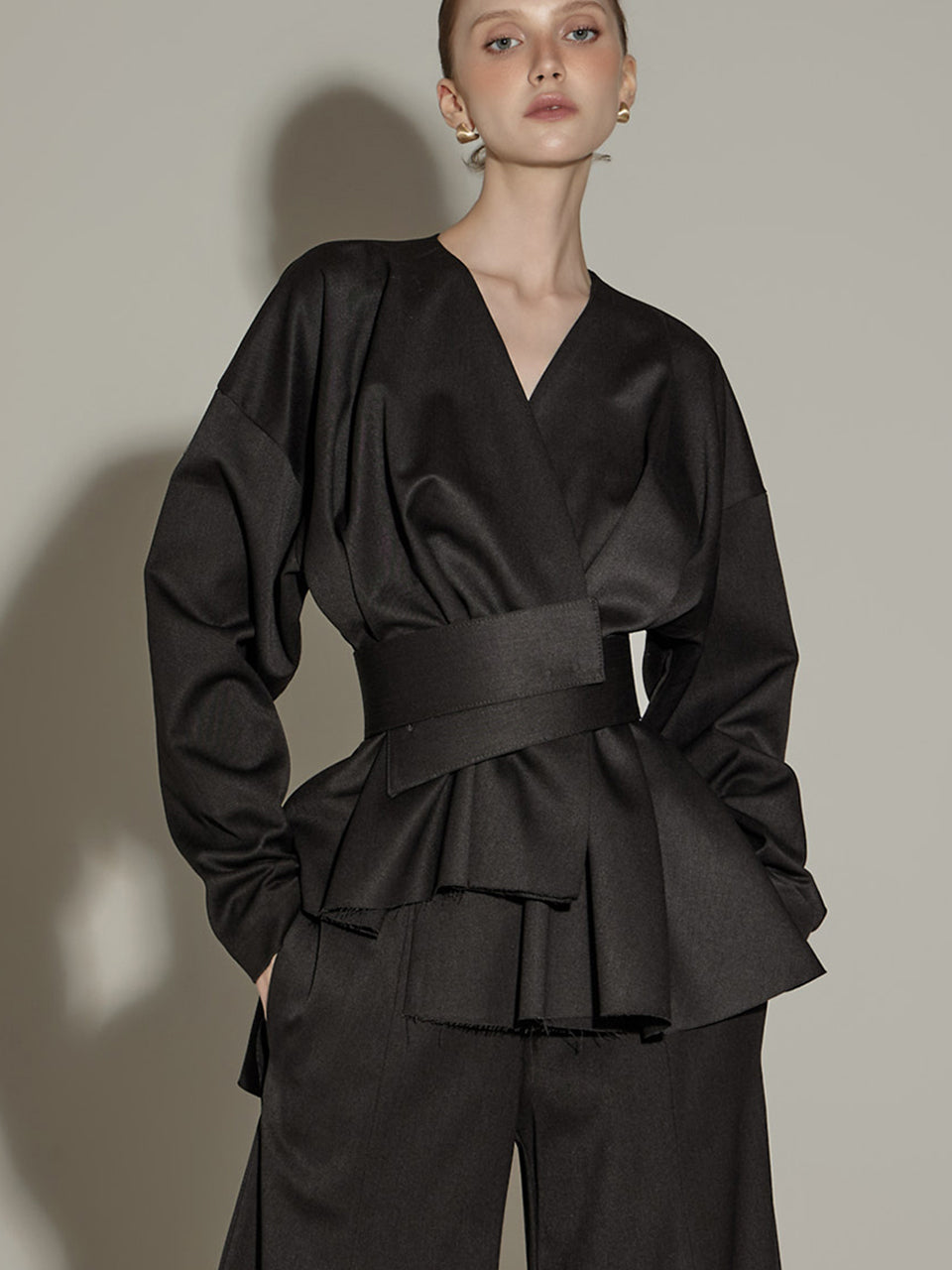 J9321 Jacket with  Belt