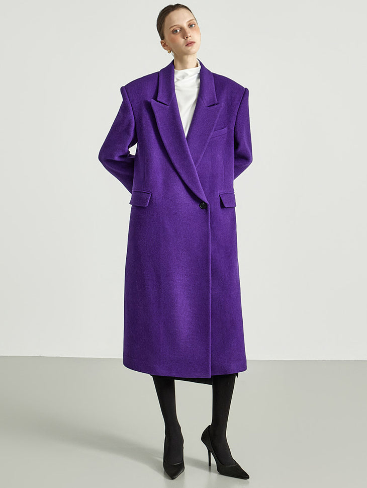 J9357 Collar Wool Coat