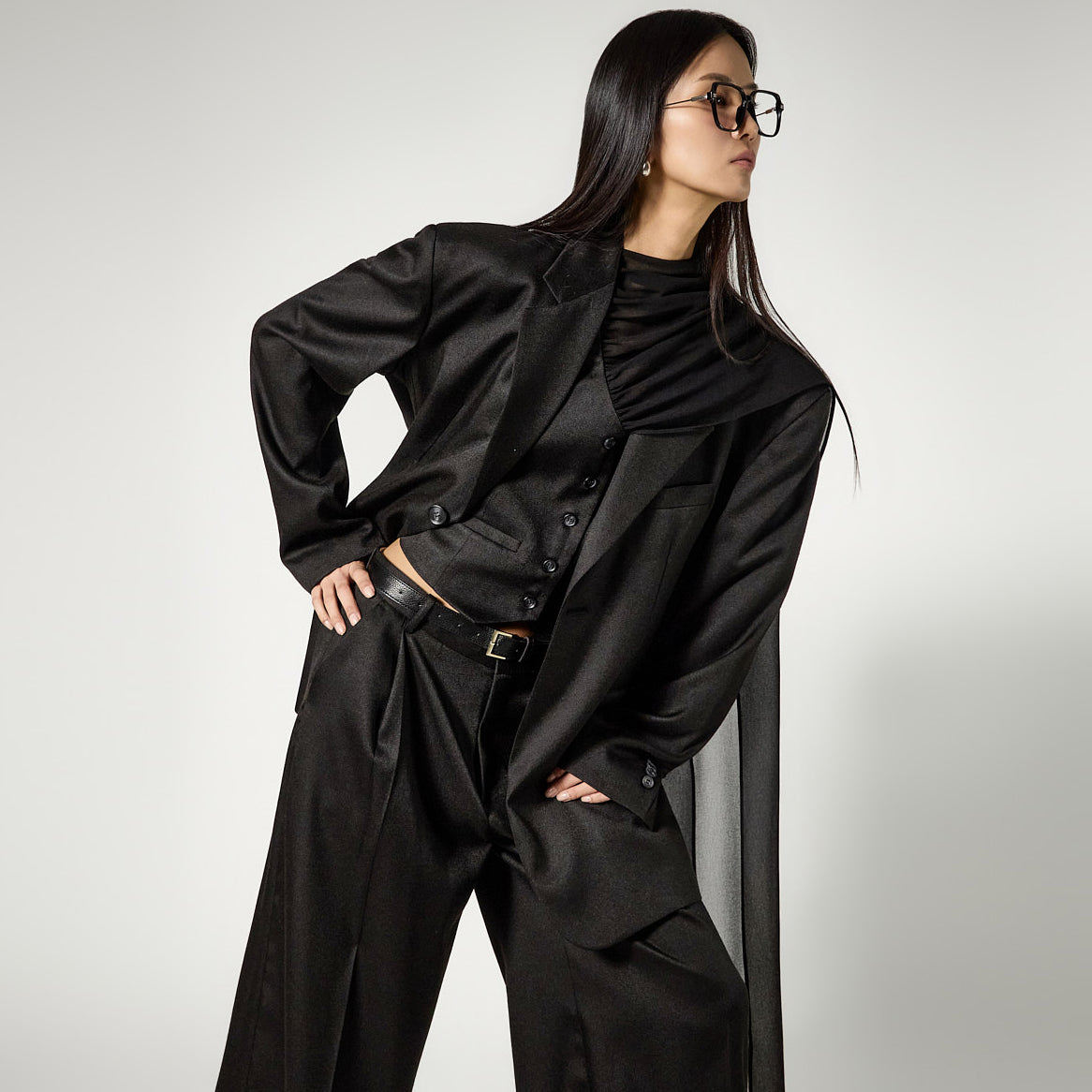 J9366 Tailored Blazer Jacket