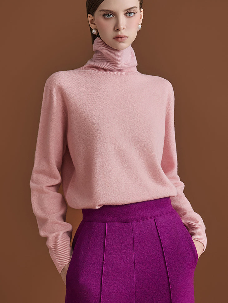 E3219 Turtleneck Wool Knit