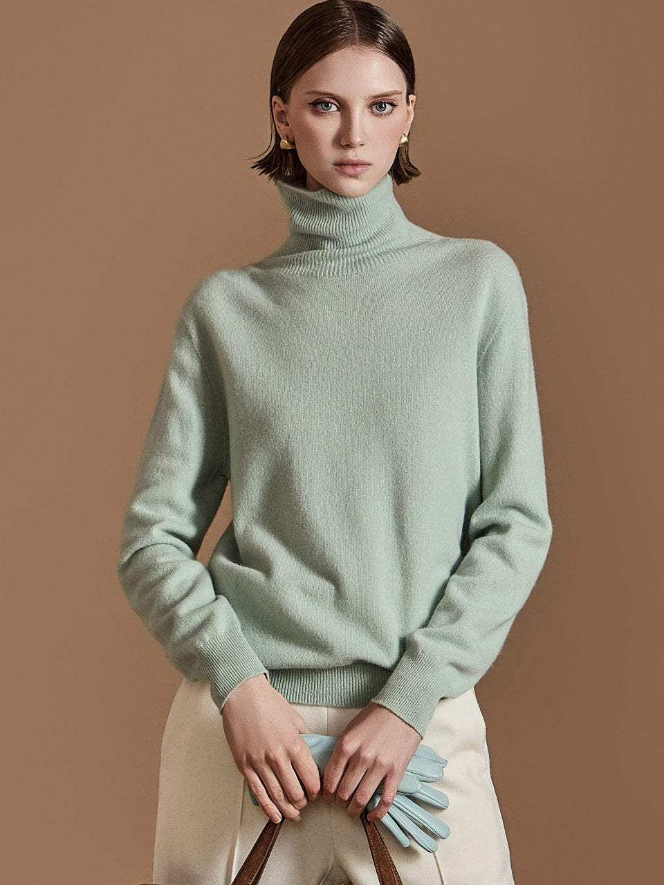 E3620 Wool Turtleneck Knit