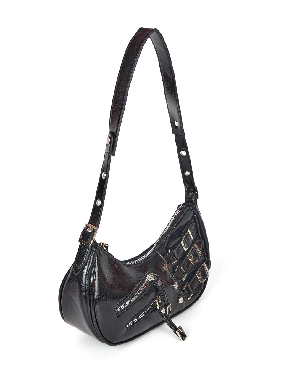 A-1620 Buckle Shoulder Bag